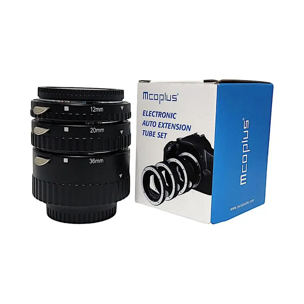 Mcoplus EXT-NP Electronic Extension Tube Set (12, 20, & 36mm) For Nikon Cameras